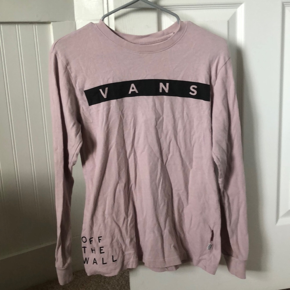 Vans long pink shirt